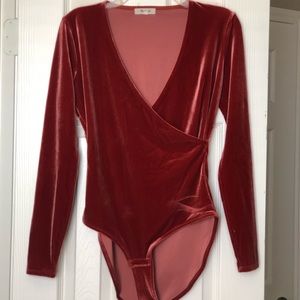 Burnt Orange Madewell Bodysuit